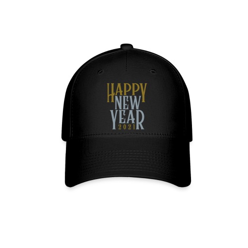 2021HAPPY NEW YEAR! in Metallic Gold & Silver - Baseball Cap