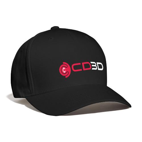 CD3D White Front/CinemaDraft Logo Back - Flexfit Baseball Cap