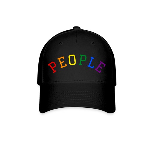 PEOPLE LGBT Rainbow Colors - Flexfit Baseball Cap