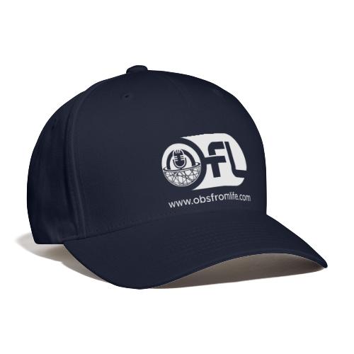 Observations from Life Logo with Web Address - Flexfit Baseball Cap