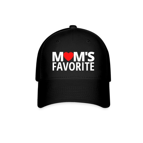 MOM'S Favorite (Red Heart version) - Flexfit Baseball Cap