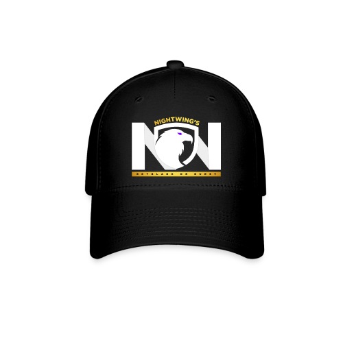 Nightwing All White Logo - Flexfit Baseball Cap