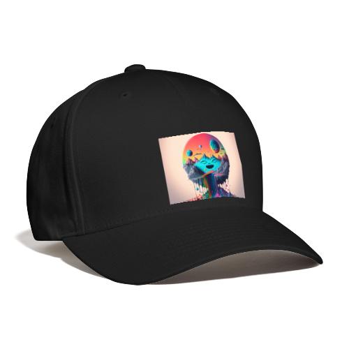 Full Moons Over Happy Mountains and Rainbow River - Flexfit Baseball Cap