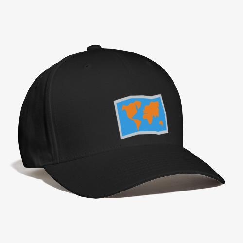 Blue Orange map fold - Flexfit Baseball Cap