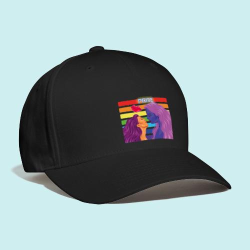 Pride Woman Mardi Gras T-shirt - Flexfit Baseball Cap