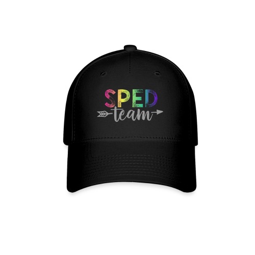 SPED Team Teacher T-Shirts Rainbow - Flexfit Baseball Cap