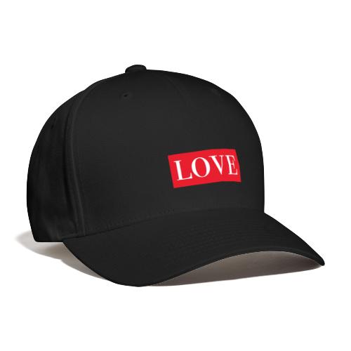 Red LOVE - Flexfit Baseball Cap