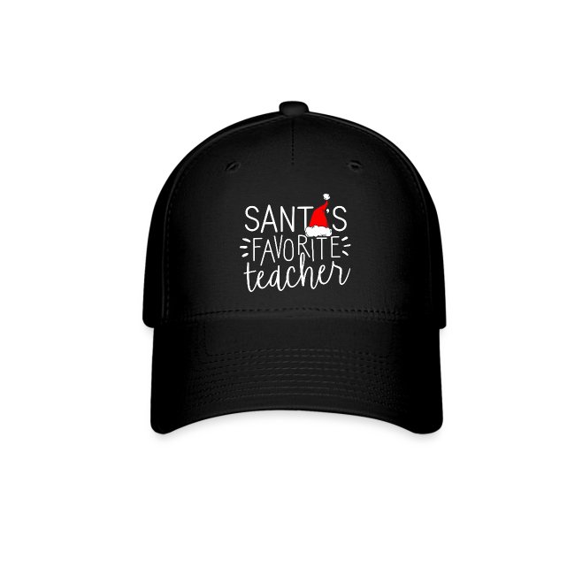 Santa's Favorite Teacher Christmas Teacher T-Shirt