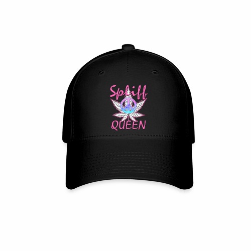 Pink Spliff Queen Cannabis Marijuana Ganja Weed - Flexfit Baseball Cap