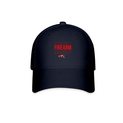 Proud Firearm Parent, Red Logo - Flexfit Baseball Cap
