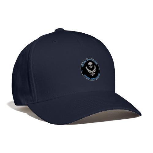 BlackOpsTransBigger1 Front with Mr Grey Back Logo - Baseball Cap