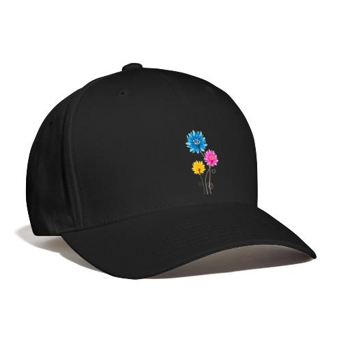Floral ornaments flowers - Flexfit Baseball Cap