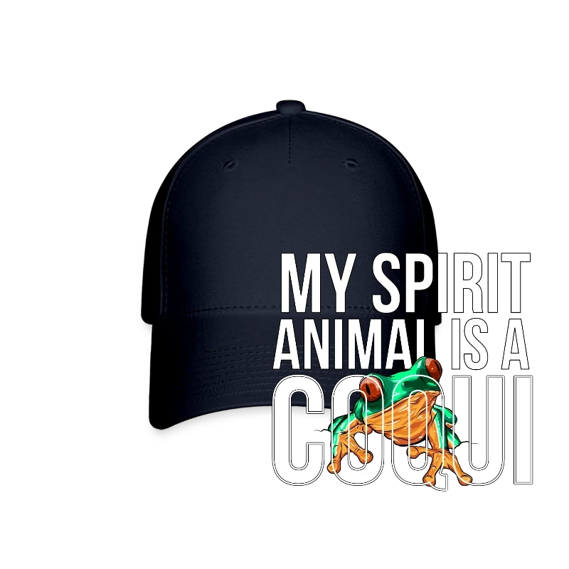 My Spirit Animal is a Coqui Boricua Puerto Rico - Baseball Cap