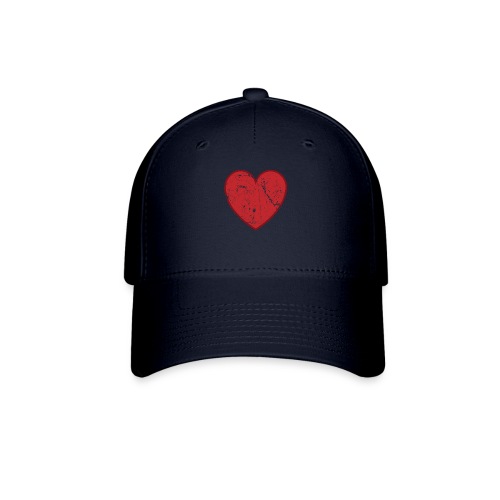 Cool Valentine Vintage Heart - Baseball Cap