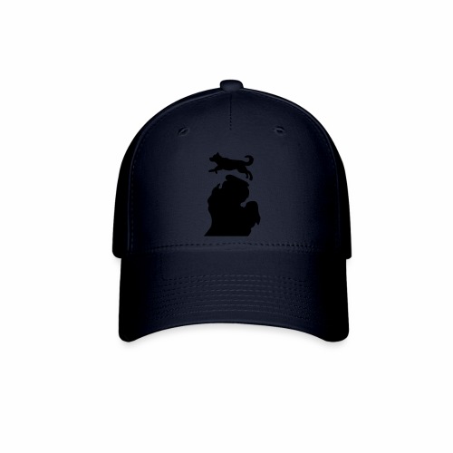 Bark Michigan Husky - Michigan Tech Colors - Flexfit Baseball Cap