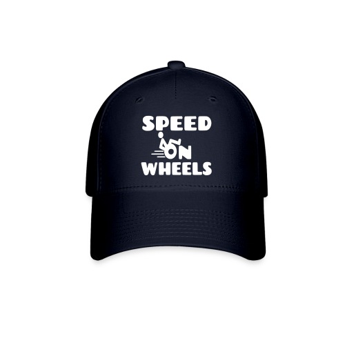 Speed on wheelchair wheels. Humor shirt # - Baseball Cap