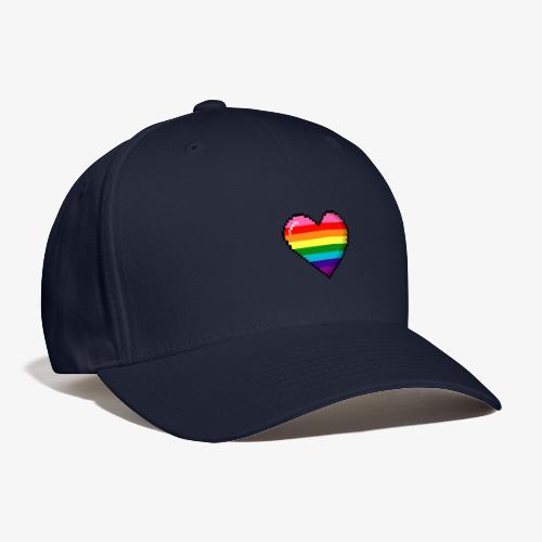 Gilbert Baker Original LGBTQ Gay Rainbow Pride 8- - Baseball Cap