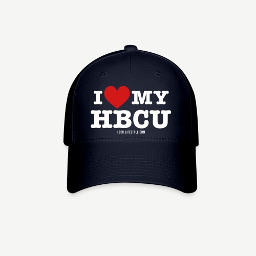 I Love My HBCU - Women's Black, Red and White T-Sh - Flexfit Baseball Cap
