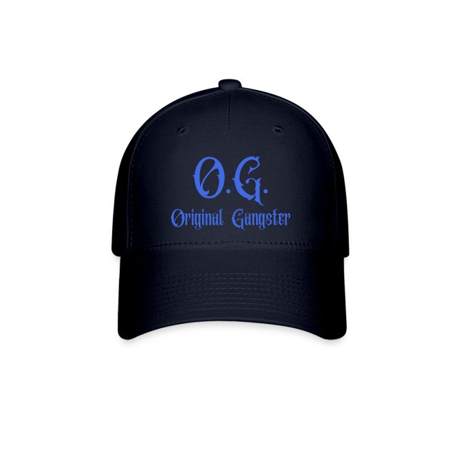 O.G. Original Gangster (in royal blue letters)