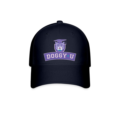 Doggy•U Purple Stack Logo - Flexfit Baseball Cap