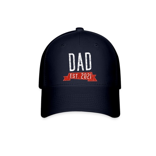 New Dad Established 2021 Fathers Day - Flexfit Baseball Cap