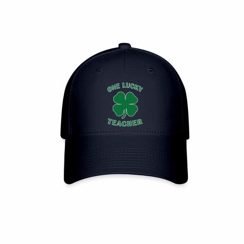 Lucky Teacher St Patrick Day Irish Shamrock gift. - Flexfit Baseball Cap