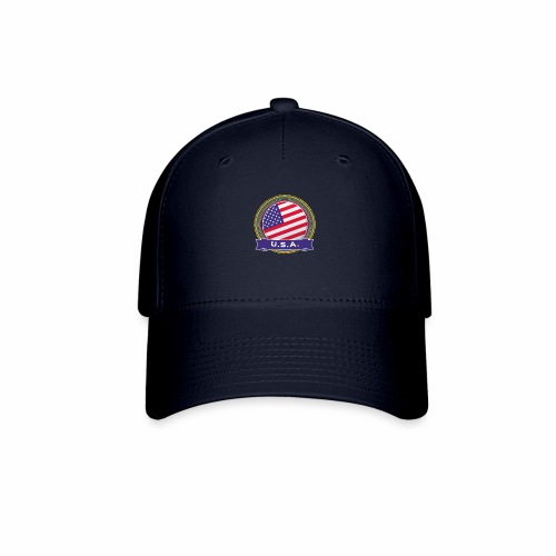 U.S.A. Happy Holi Color Framed U.S.A. Flag Banner - Flexfit Baseball Cap