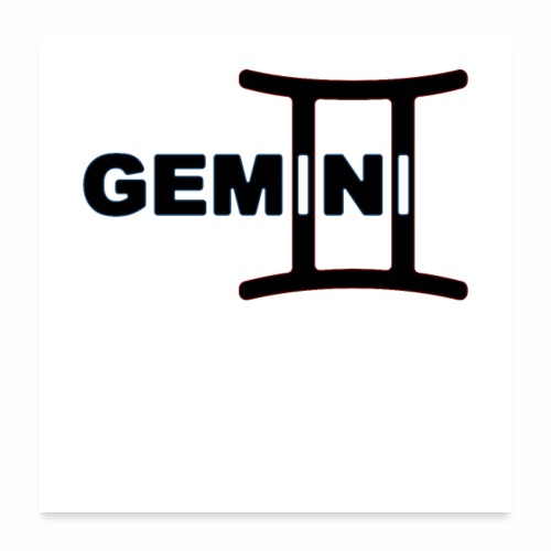 Gemini Symbol - Poster 24x24