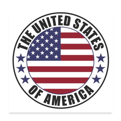 The United States of America - USA - Poster 24x24