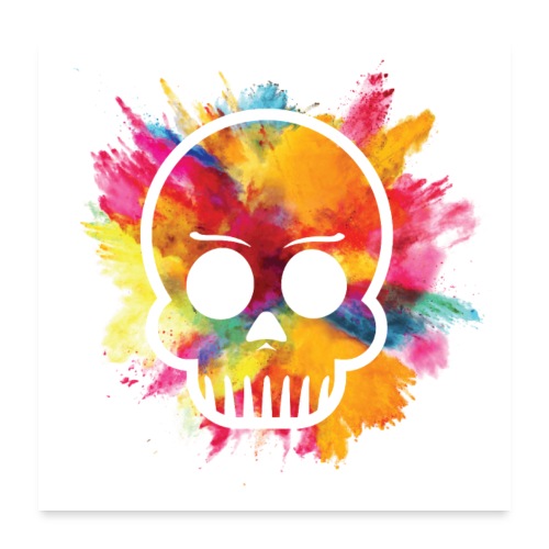 Summer Skull - Poster 24x24