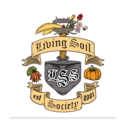 Living Soil Society Color Logo - Poster 24x24