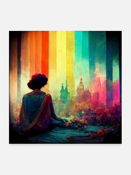 The Bright Side of Life - Poster 24x24 - white - Front
