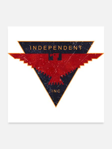 Independent Gas - Poster 24x24 - white - Front