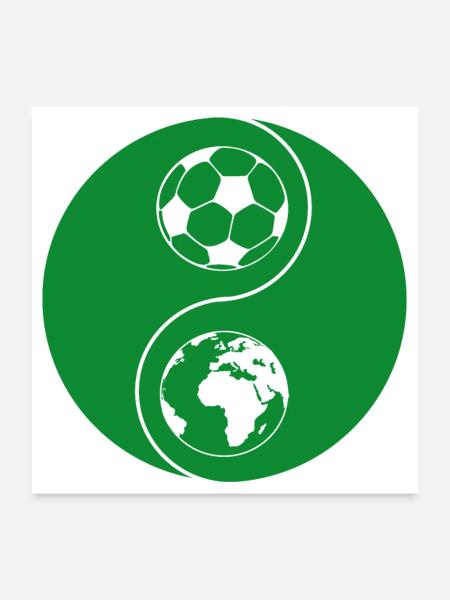 soulofsoccer joy flow - Poster 24x24 - white - Front
