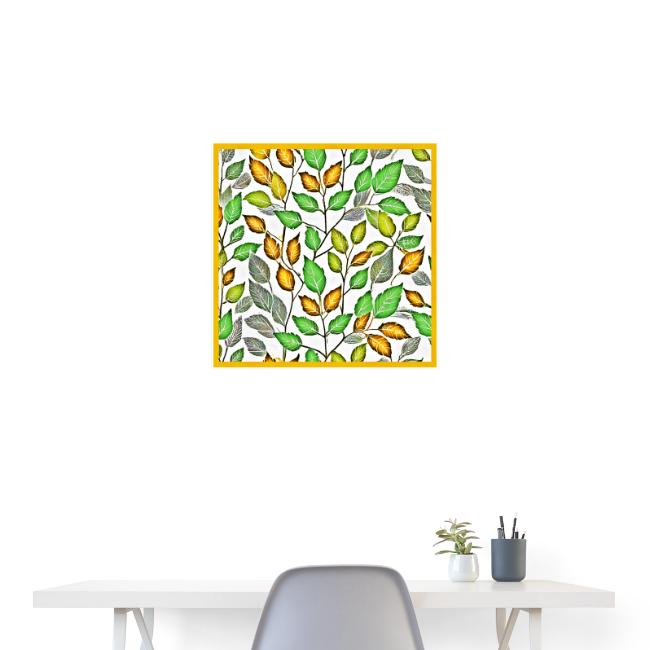 Chic Vivid Leaves Pattern