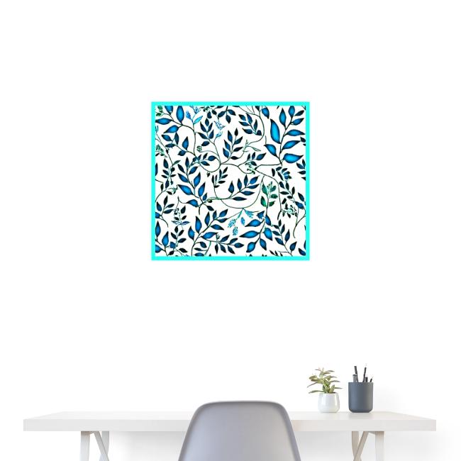 Colorful Foliage Pattern Art