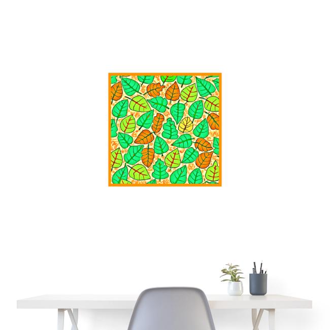 Vivid Leaf Harmony Colorful Bliss