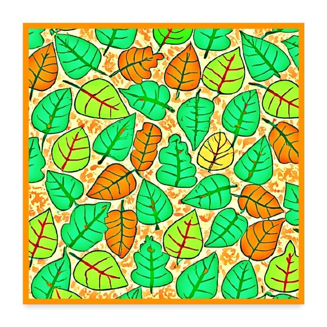Vivid Leaf Harmony Colorful Bliss
