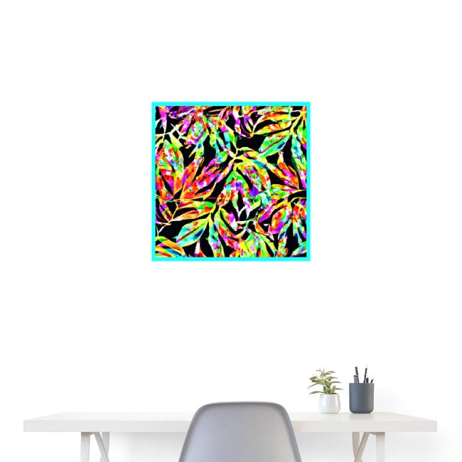 Chic Neon Pattern: Vibrant Bliss
