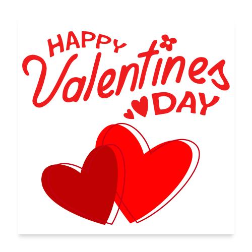 Heart design, Love, Valentine's Day, February 14 - Poster 24x24