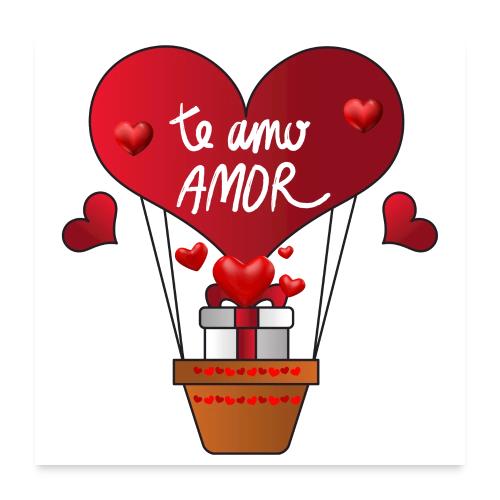 Fashion Valentine's Day Hearts, Gifts February 14 - Poster 24x24