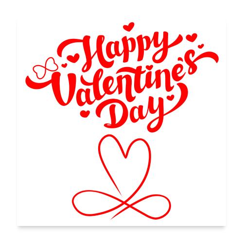 Valentine's Day Designs of Love and Infinity. - Poster 24x24