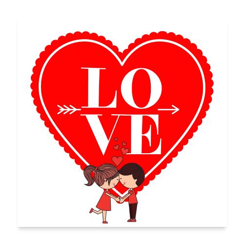 Love Valentine's Day, Designs February 14, Harmony - Poster 24x24