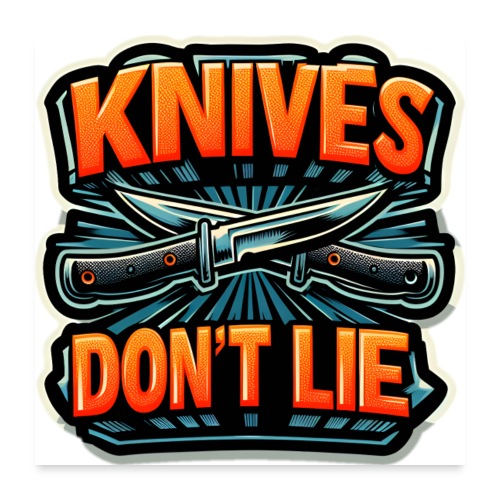 Knives Don't Lie - Poster 24x24