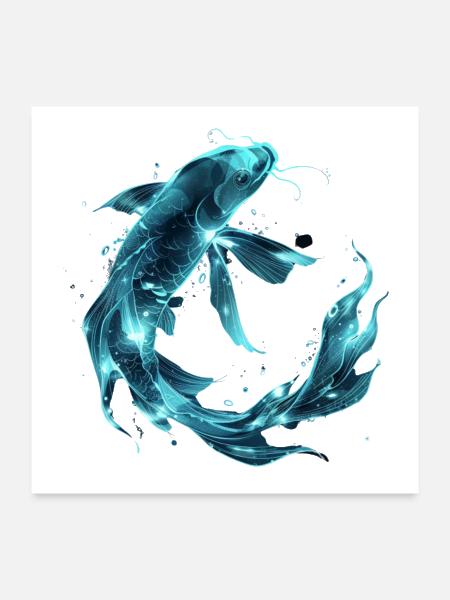 Zodiac signs collection - Poster 24x24 - white - Front