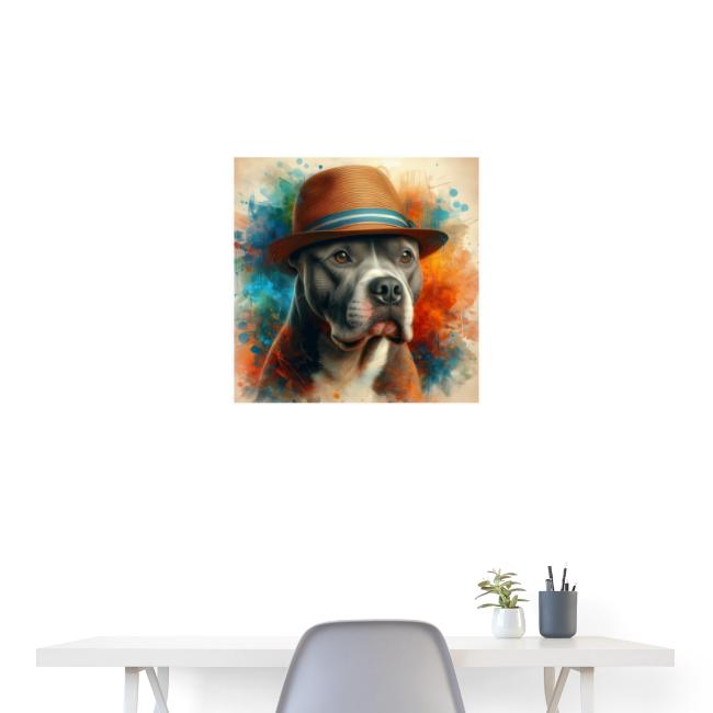 Pitbull Splash Art