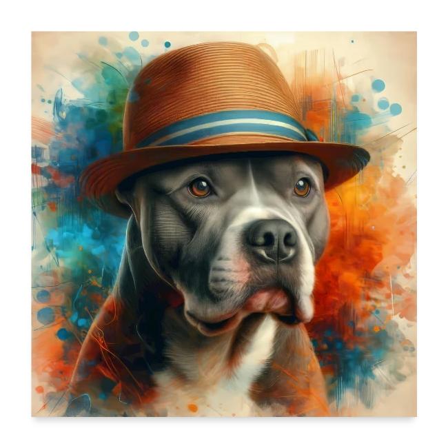Pitbull Splash Art