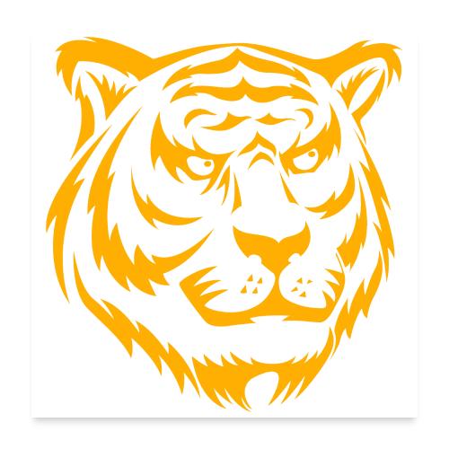 Fashion, Yellow Tiger Souvenirs, Men's T-shirts - Poster 24x24
