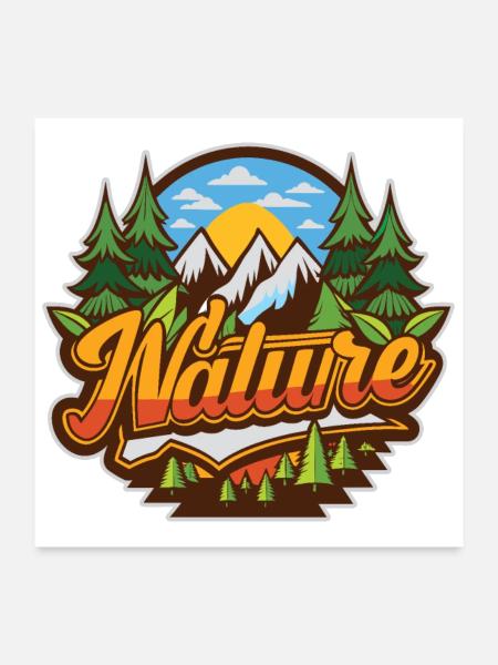 Nature in Action: Perfect for Exploration Lovers - Poster 24x24 - white - Front