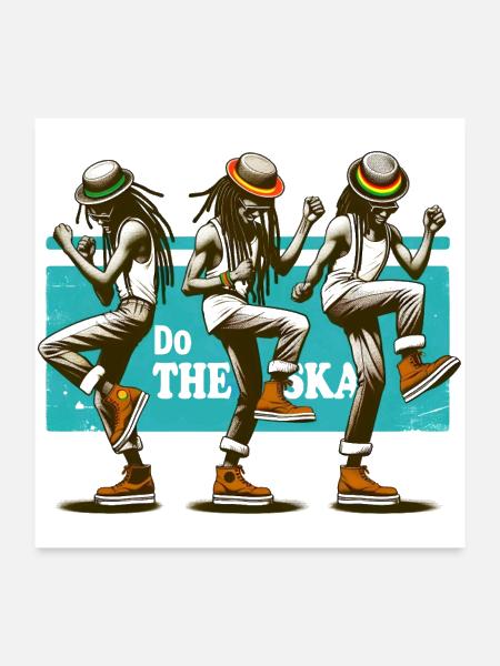 Do The Ska - Poster 24x24 - white - Front